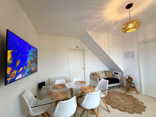 soggiorno e cucina, living and kitchen